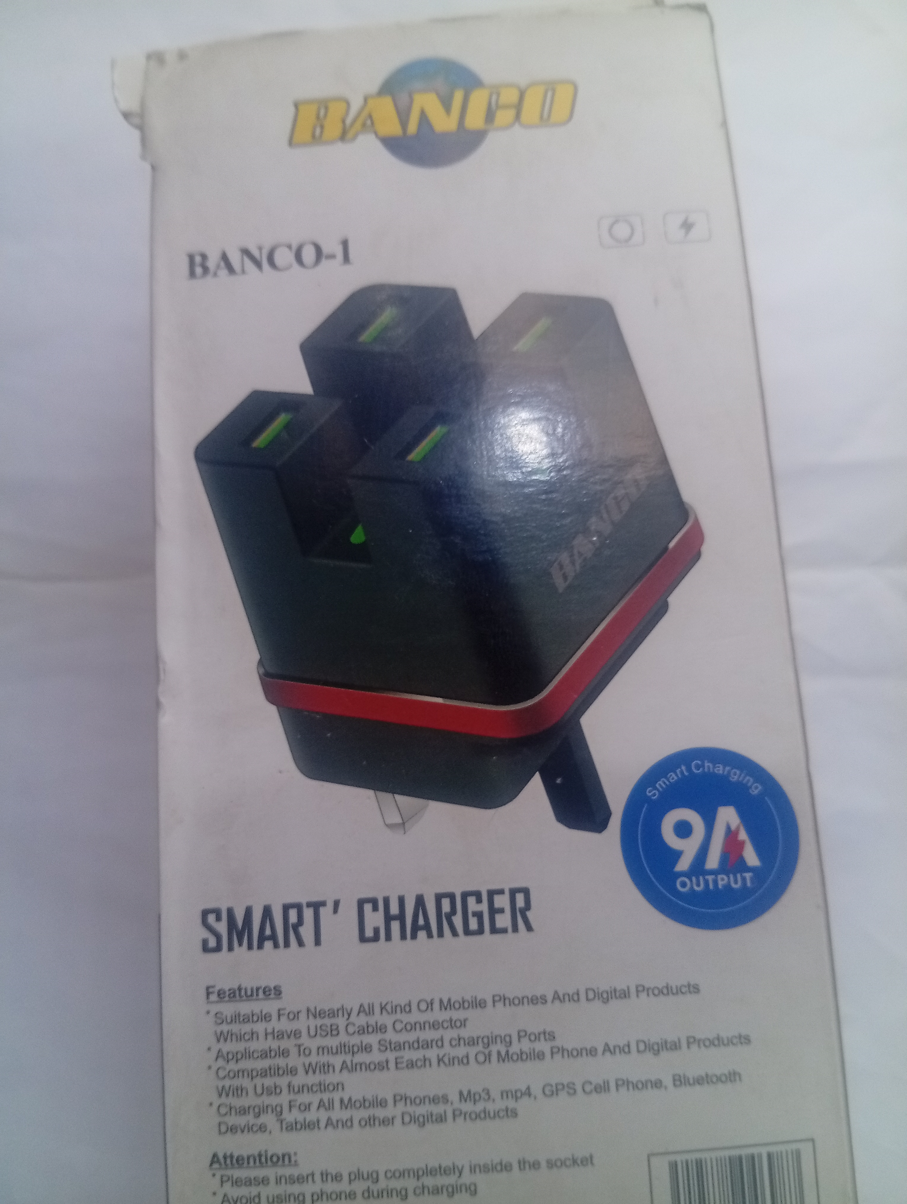 BANCO Smart Charger 4 USB (BANCO-1)  9A