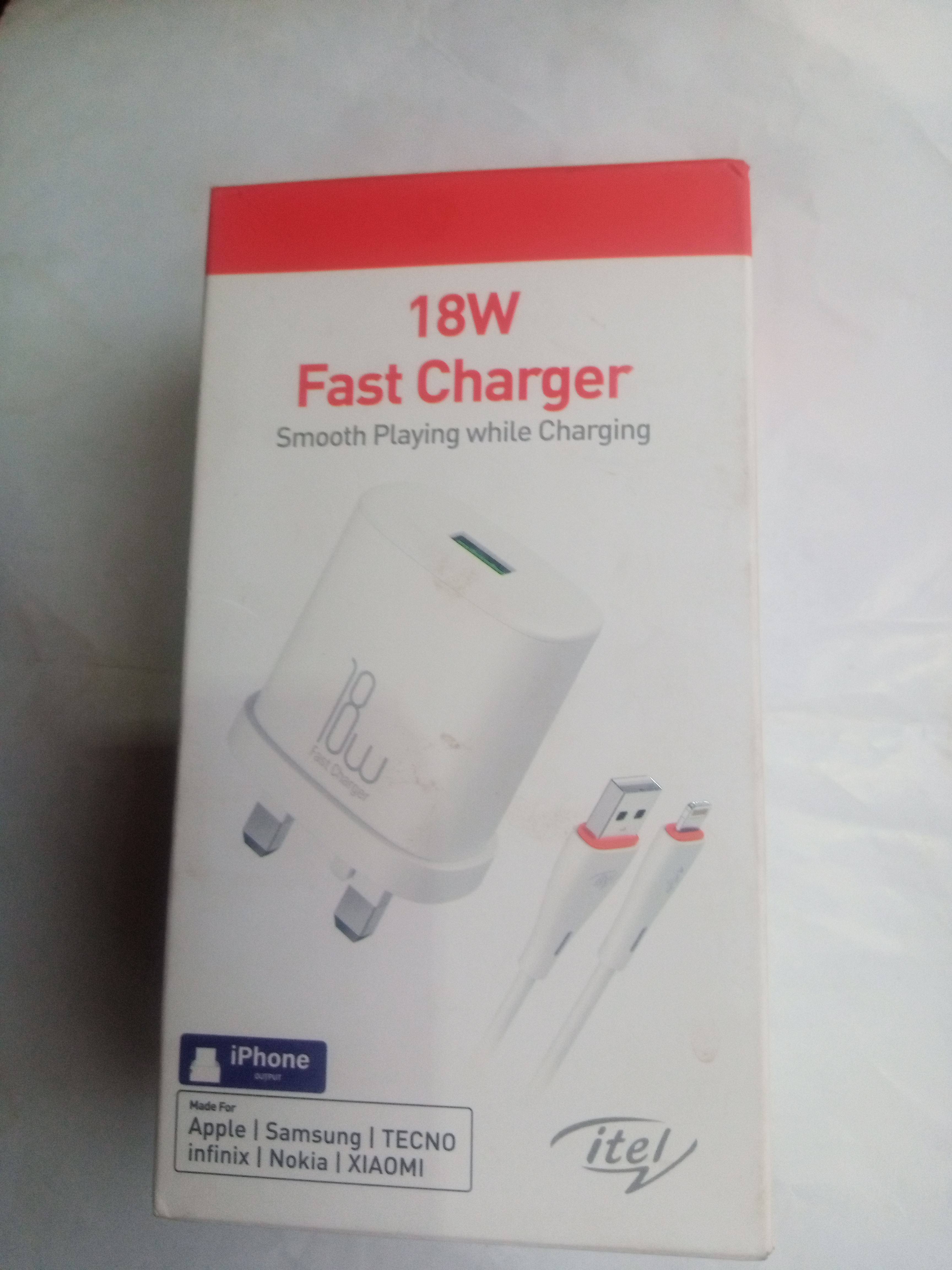 itel 18W Fast Charger