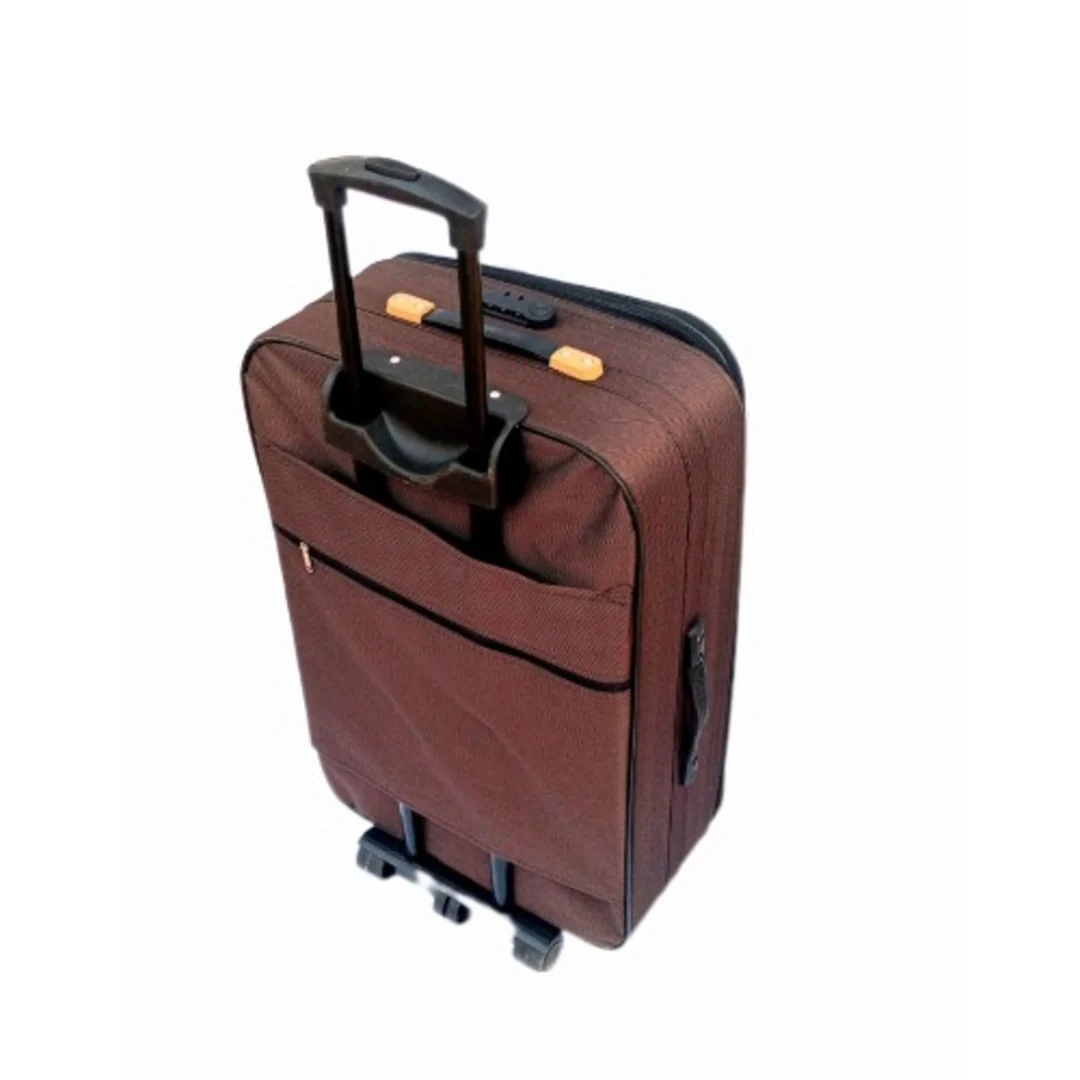 Swiss Polo Executive Travel Luggage Trolley Box – Brown