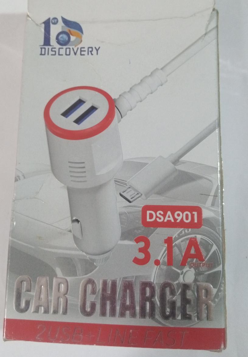 Discovery 1st DSA901 3.1A Dual USB Car Charger