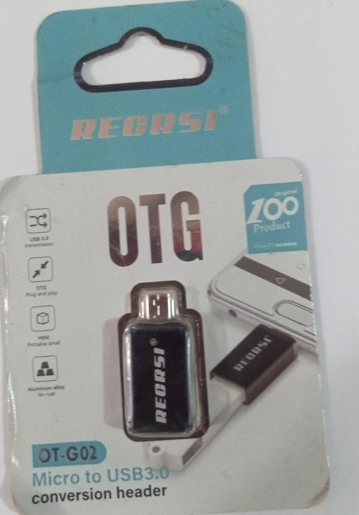 RECRSI® OT-G02 Micro to USB 3.0 OTG Conversion Header High-Speed Data Sync & Portable Device Connectivity