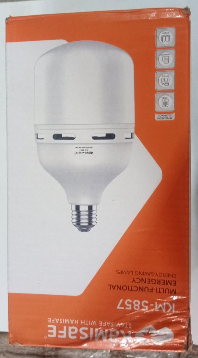 Kamisafe® KM-5857 Multi-Functional Emergency Energy-Saving Lamp Reliable Backup Lighting with Smart Charging Protection
