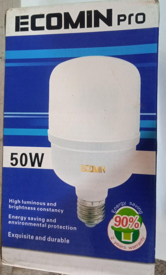 ECOMIN Pro 50W High-Lumen Energy-Saving LED Bulb Ultra-Bright, Sustainable, and Constantly Consistent Lighting