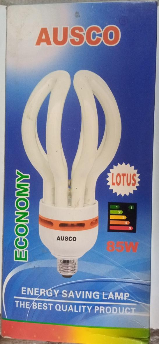 AUSCO® Economy Lotus 85W High-Power Energy Saving Lamp Ultra-Bright Commercial Grade Lighting with 80% Energy Savings