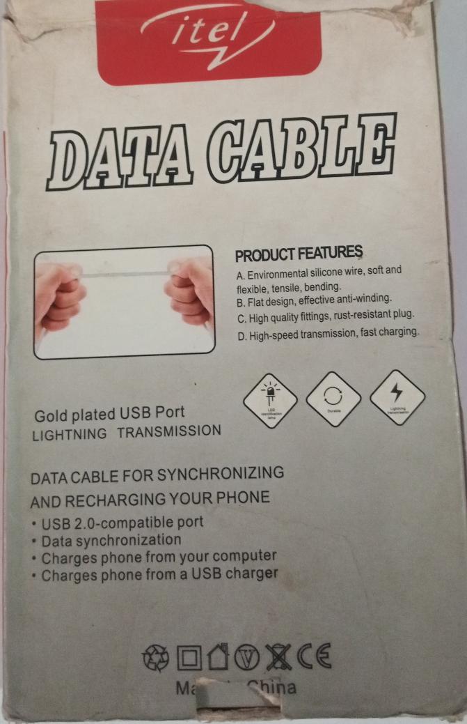 itel OD4.5 BIG CABO Data Cable