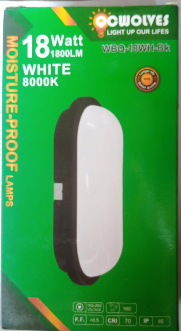 POWOLVES 18W Moisture-Proof LED Lamp