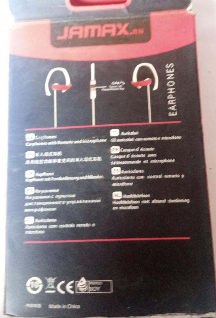 JAMAX Q5 Universal Sports Earphones
