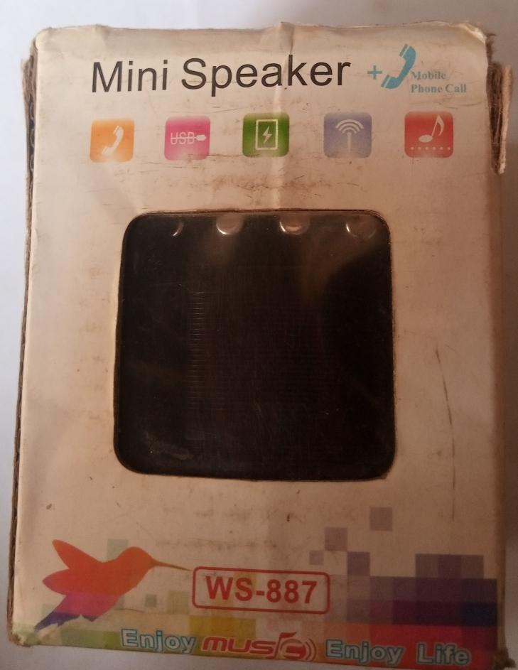 WS-887 Portable Wireless Mini Speaker