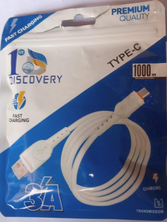 1st Discovery 3A Type-C Fast Charging Cable
