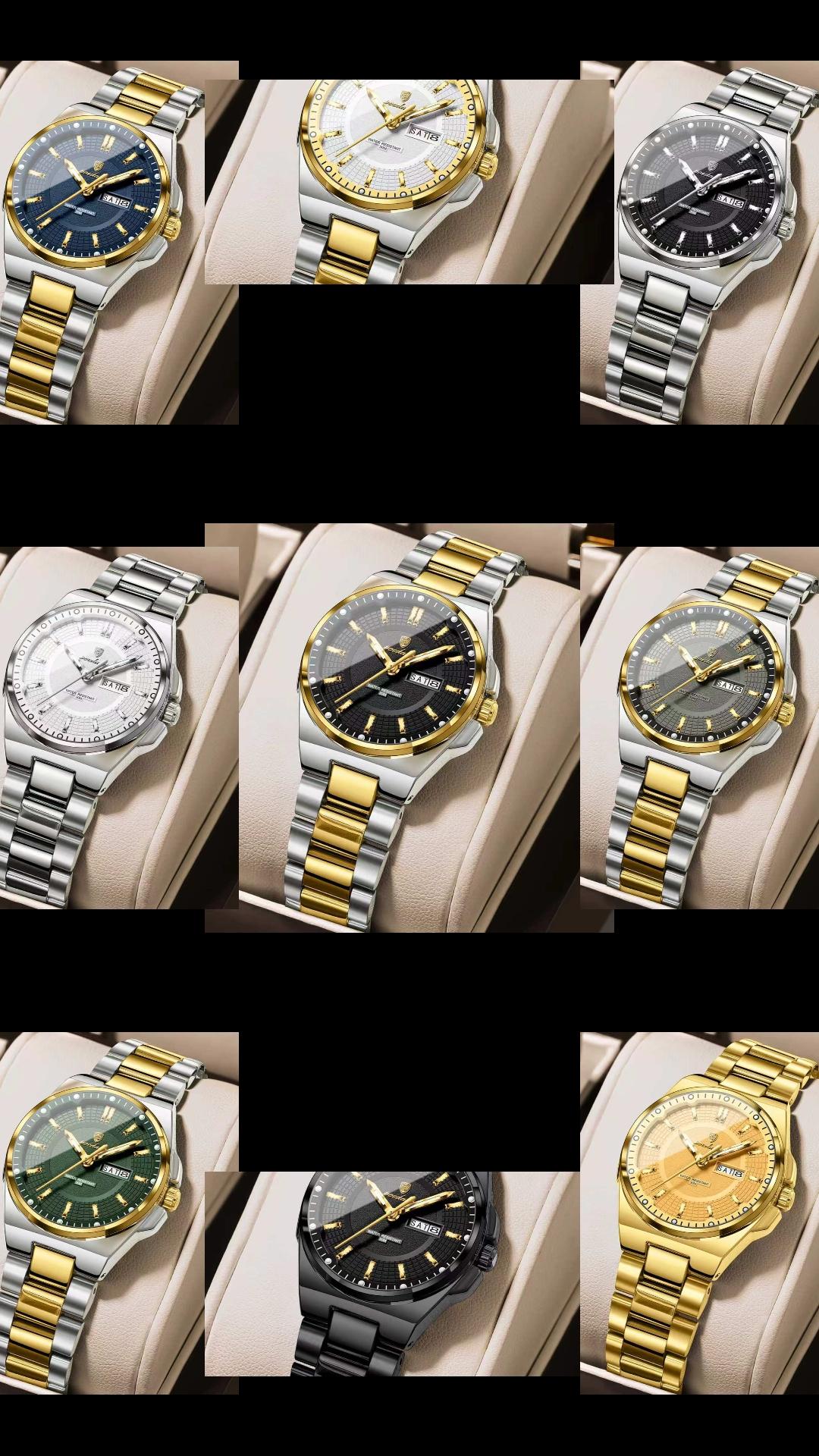 Poedegar Square Skeleton Tourbillon Sport Watch