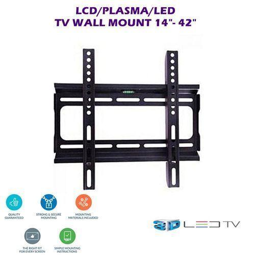 D-MARC DMI-1537 Universal TV Wall Mount Bracket – Heavy-Duty Flat Panel TV Mount for 15"–42" Screens