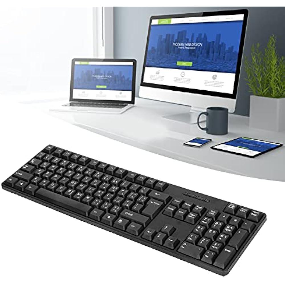 HD Centro E Family Keyboard – Reliable, Ergonomic, and Waterproof Wired Desktop Keyboard