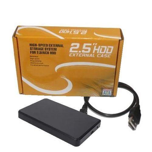 ​High-Speed External Storage System for 2.5 Inch HDD – High-Performance Aluminum Shell External Drive Case with Driverless Plug-and-Play Matrix