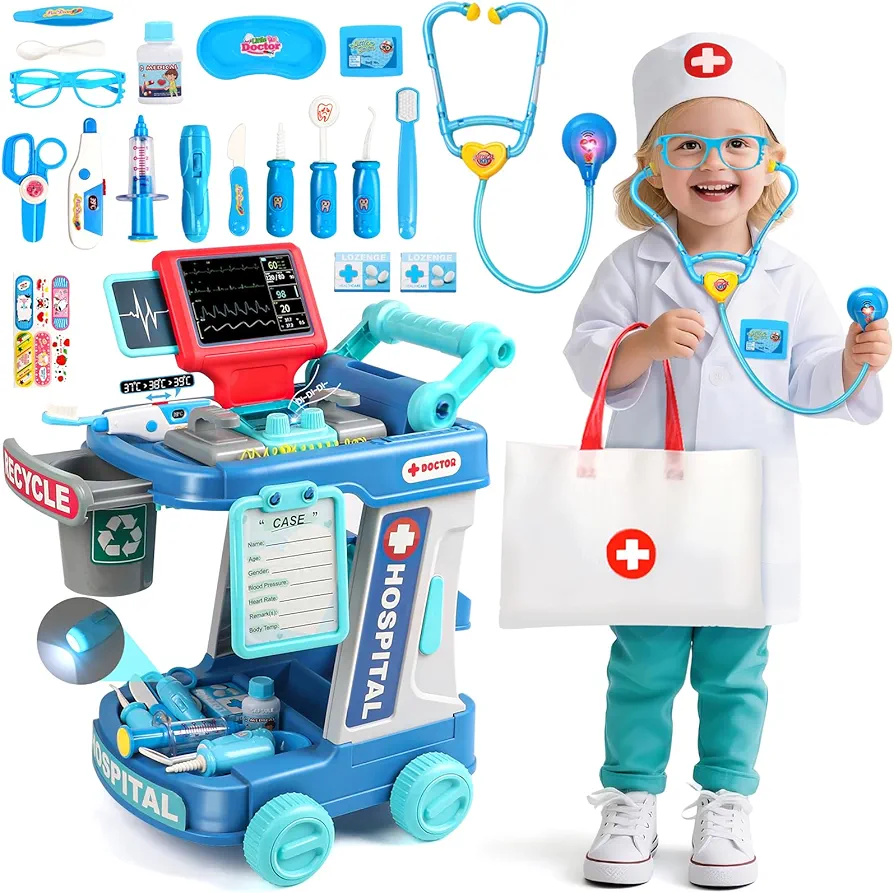 Kids Educational Doctor Pretend Play Medical Kit Set