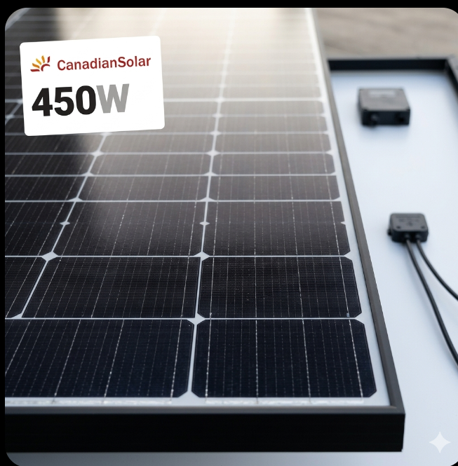 Canadian Solar 450W High-Efficiency Monocrystalline Solar Panel